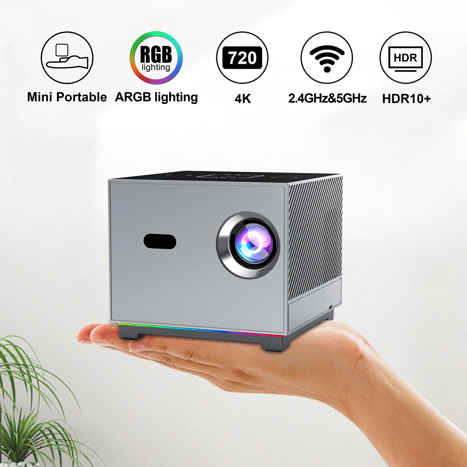 Xnano X3 Projector with WiFi and Bluetooth, Portable Projector 4K Xnano X3 Projector with WiFi and Bluetooth, Portable Projector 4K